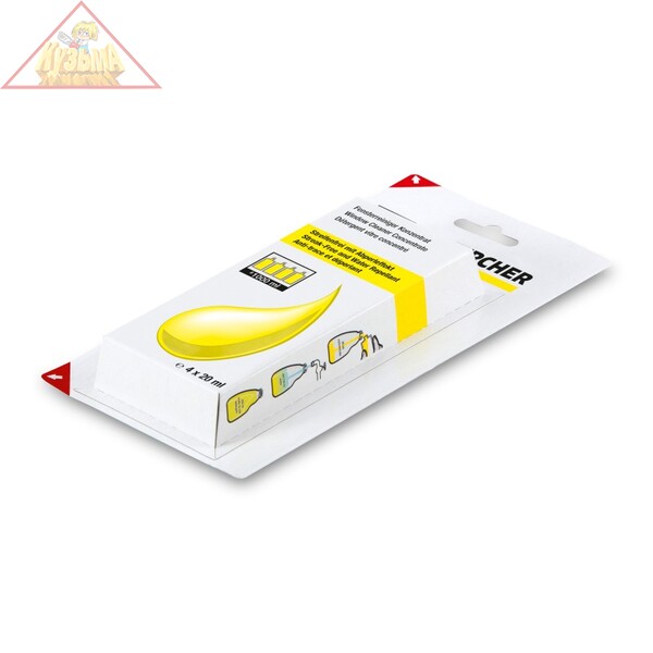 Концентрат для мойки окон, 4х20 мл.Karcher.6.295-302.0