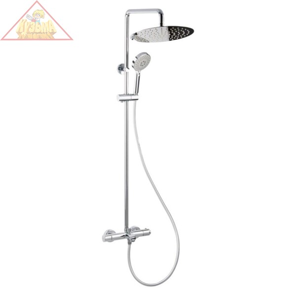 Душевая колонна с термостатическим смесителем для ванны Bravat Waterfall, арт. F639114C-A5-RUS