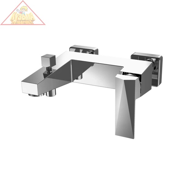 Смеситель для ванны с коротким изливом Bravat Iceberg, арт. F676110C-01