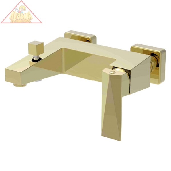 Смеситель для ванны с коротким изливом Bravat Iceberg, арт. F676110G-01