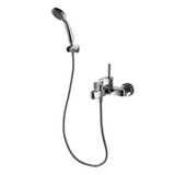 Смеситель для ванны с коротким изливом с аксессуарами Bravat Spring, арт. F679113C-B