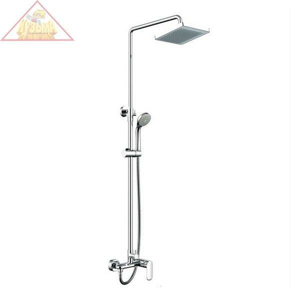 Душевая колонна со смесителем для душа Bravat Opal, арт. F9125183CP-A-RUS