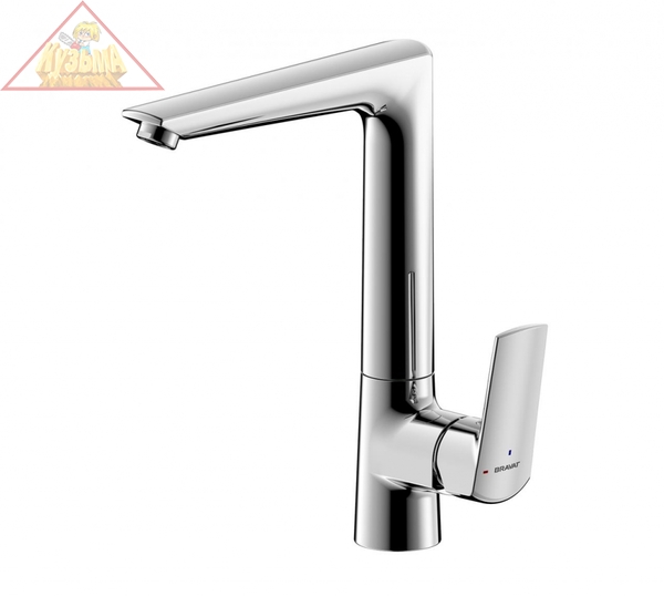 Смеситель для кухни Bravat Real, арт. F7121179CP-2-RUS