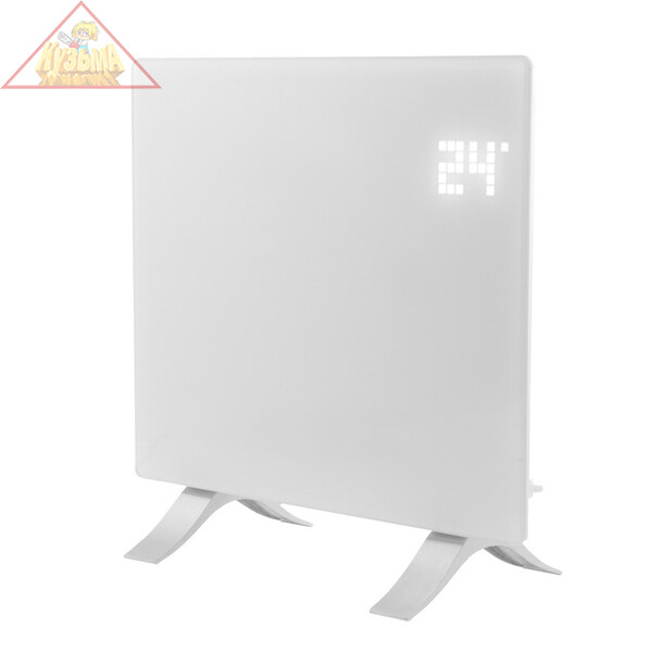 Конвектор электрический OptiPrime-1000, Wi-Fi, тачскрин, цифровой термостат, 1000 Вт, Denzel арт. 98121