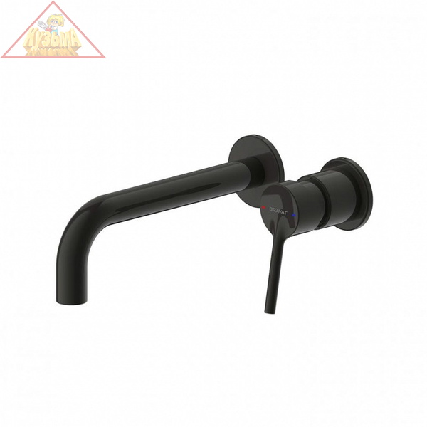 Встраиваемый смеситель настенный для раковины Bravat P8461217BW-ENG