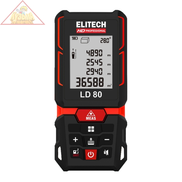 Дальномер ELITECH HD LD 80, арт. 204770