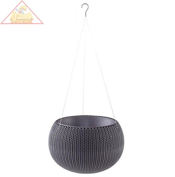 Кашпо Keter COZY Planter S с подвесной цепочкой 3,2 л (17201493) фиолетовый, 229534