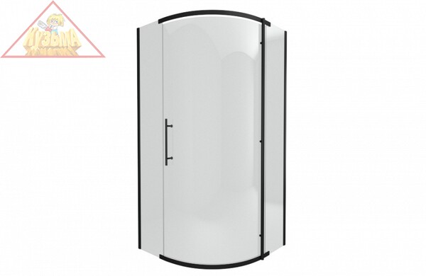 Душевой уголок Bravat Blackline BS090.1110A, 90x90x195 см четверть круга