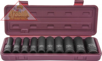 Набор головок торцевых ударных глубоких 1/2"DR, 10-24 мм Thorvik ISS11210