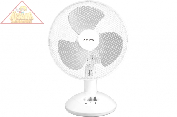 Вентилятор настольный, 20Вт, диаметр 15см, 2 режима, 3 лопасти Sturm!, арт. TF2001