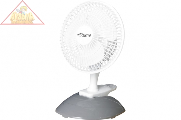 Вентилятор настольный, 15Вт, диаметр 15см, 2 режима, 3 лопасти Sturm!, арт. TF1502