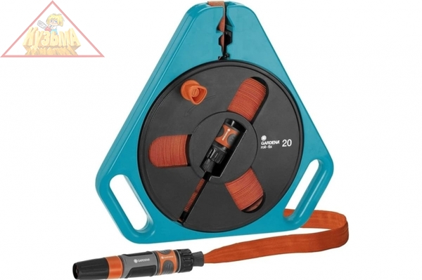 Катушка Gardena с плоским шлангом для полива 20 м 00757-20.000.00