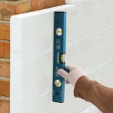 Уровень алюминиевый усиленный, 400 мм, 3 глазка Gross 33624