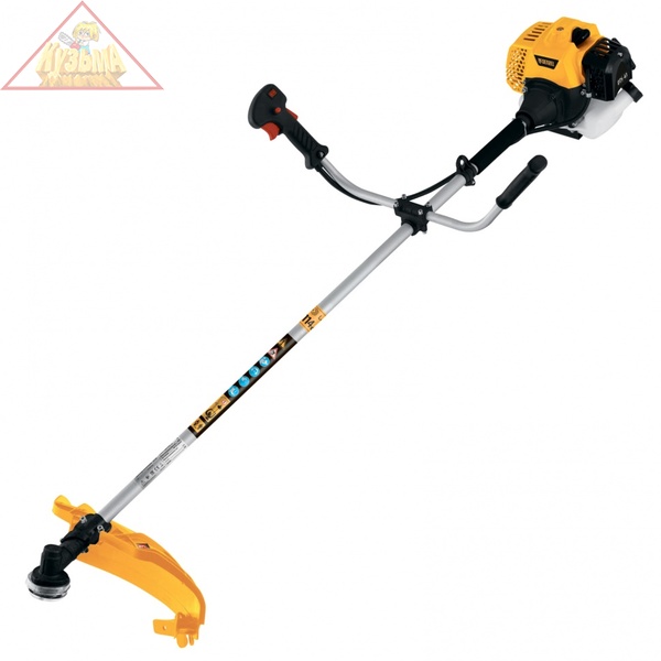 Триммер бензиновый DTS-43, 43 см3, неразъемная штанга, состоит из 2 частей Denzel (962135) 