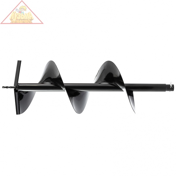 Шнек для грунта E-250, диаметр 250 мм, длина 800 мм,соединение 20 мм, несъемный нож Denzel (56025)