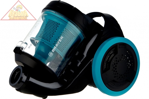 Пылесос циклонного типа BRAYER 2000 Вт, 3.5 л, всасыв 380 Вт, Hepa, телес, 5 м, паркетная щетка BR4208