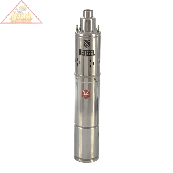 Скважинный насос DWS-3,5-100, винтовой, диаметр 3,5", 800 Вт, 1700 л/ч, напор 100 м Denzel 97251