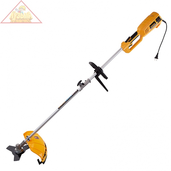 Триммер электрический TE-1220, 1200 Вт, 380 мм, катушка, диск, разборная штанга Denzel 96642