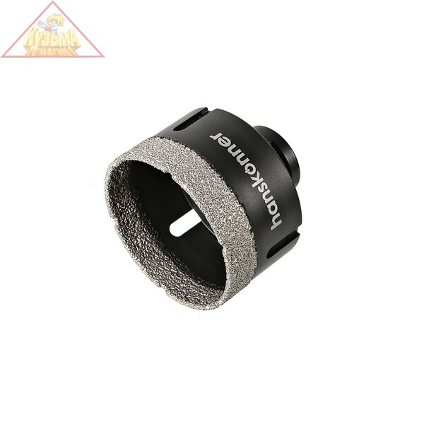 Коронка алмазная для УШМ, TilePro, 68 мм, вакуумн. спекание алмазов, Hanskonner, H1055-10-68