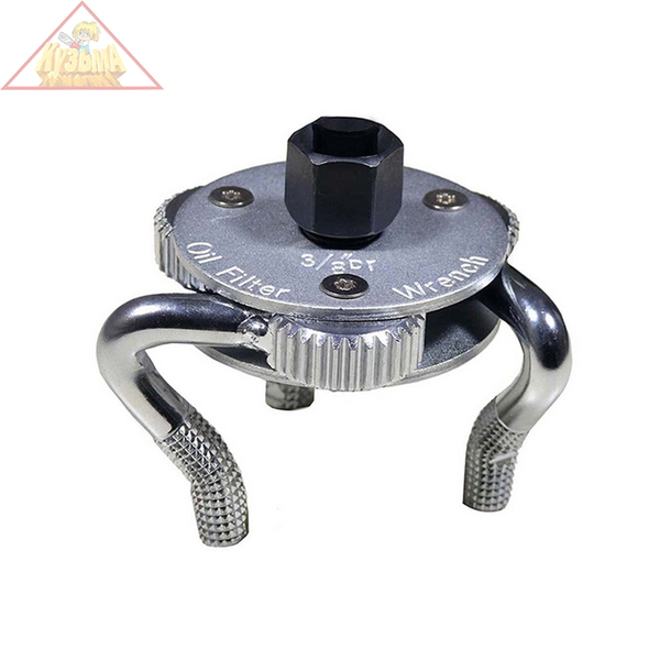 Трехзахватный съёмник масляных фильтров для мотоциклов, 45-75мм МАСТАК 103-41110M