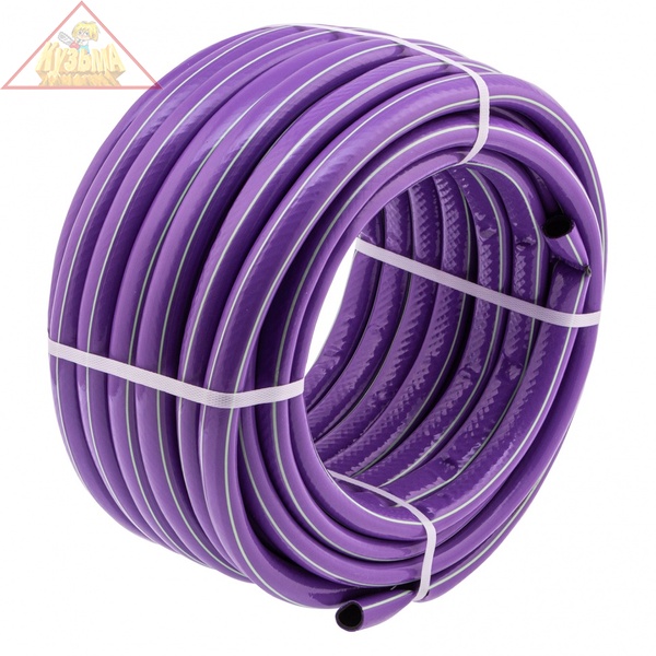 Шланг поливочный армированный 3 слойный, серия Violet, 3/4", 25 м Palisad,арт.67633
