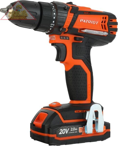 Дрель-шуруповерт аккумуляторная PATRIOT BR 201UES 180201201