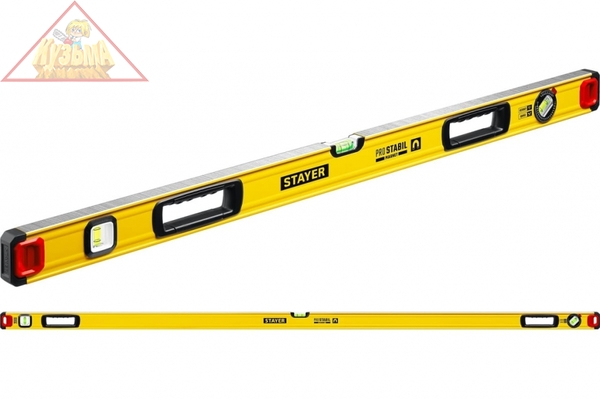 Уровень STAYER Professional магнитный с двумя фрезерованными поверхностями 2000 мм 3480-200