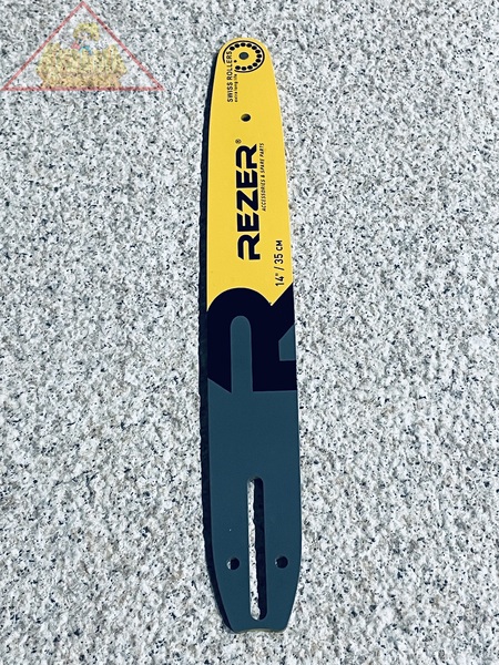 Шина 353 L 9 A, сварная (Husqvarna 236/240, Partner, Poulan, Makita 14"-52зв.) Rezer