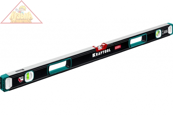 Сверхпрочный уровень KRAFTOOL A-RATE Control с зеркальным глазком, 1500 мм 34986-150