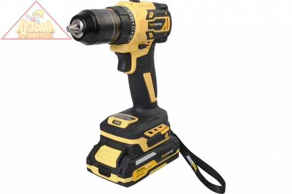 Дрель аккумуляторная Hanskonner 1BatterySystem HCD2065BLC