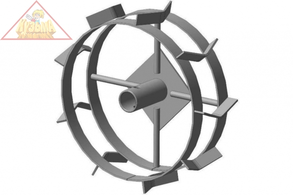 Грунтозацепы (пара) к мотоблоку CARVER д. 340мм , ширина 90мм , втулка 30мм, арт. ГМК 30.310.95 
