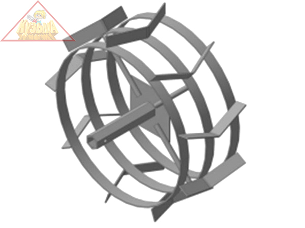 Грунтозацепы OASIS S24 3 обода, диаметр 450 мм, высота зацепа 30 мм, сквозная втулка