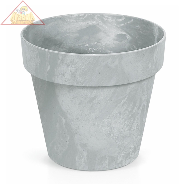 Кашпо для цветов Prosperplast  Cube Beton бетон 29 л DCUB400E-422U