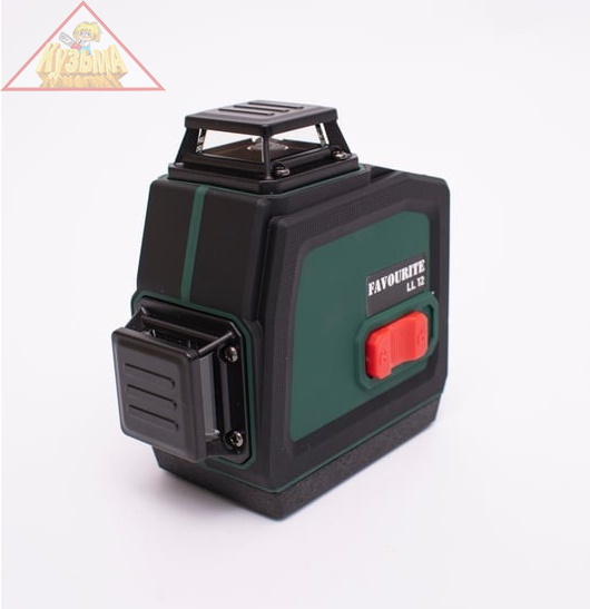 Нивелир лазерный FAVOURITE LL 12 10 м, 4/12, луч зелёный, Lithium АКБ