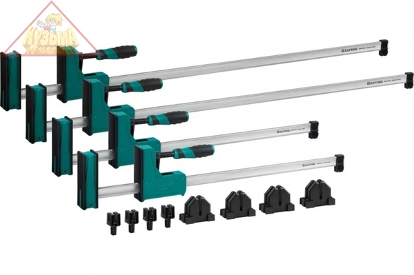 Набор корпусных струбцин и принадлежностей KRAFTOOL Grand set-12 12 предметов 32240-H12