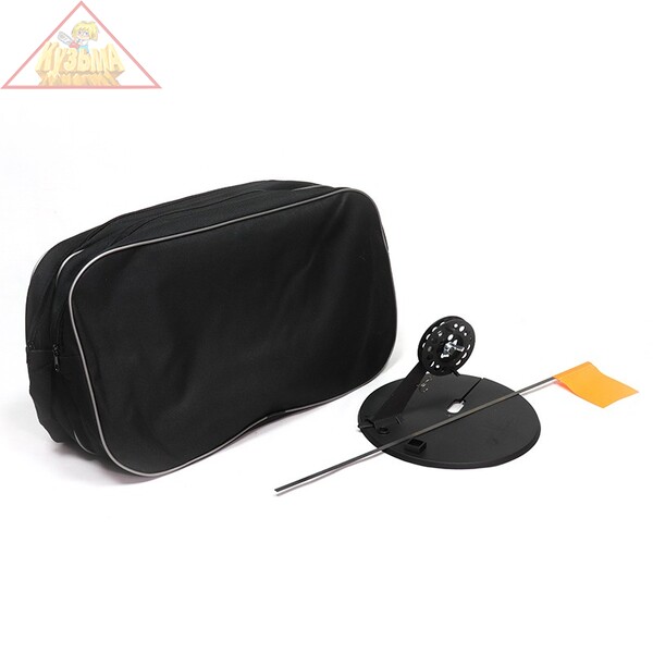 Y-TU-17 Набор жерлиц осн. Яман с угл. пласт. стойкой d-210мм, кат.75мм, гр.конус 7г, леска 10м,d-0,4мм