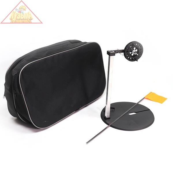 Y-TU-19Набор жерлиц осн. Яман с алюм. трубкой 285мм, d-210мм, кат.75мм, гр.конус 7г, леска 10м,d-0,4мм