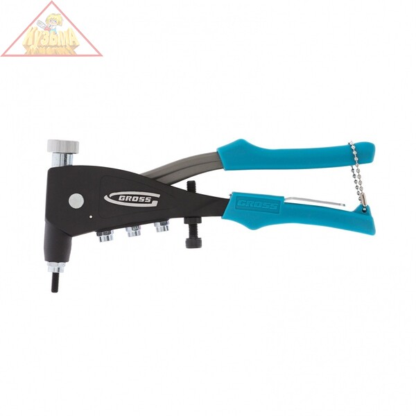 Заклепочник для резьбовых заклепок, заклепки М3, М4, М5, M6 Gross, арт. 40410