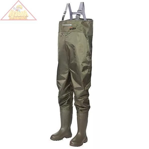 ПКРВ 03 ТЭП 0 47/48 Полукомбинезон рыбацкий "TORVI" ПЕРЕКАТ, ЭВА+нейлон, подошва ТЭП, 4-слойный вкладыш (флис), р. 47-48.Следопыт