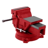 Тиски слесарные, 125 мм, поворотные, с наковальней Matrix (18601)