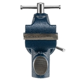 Тиски слесарные, настольные, поворотные, ширина рабочих губок 65мм, наковальня, Сибртех 18672