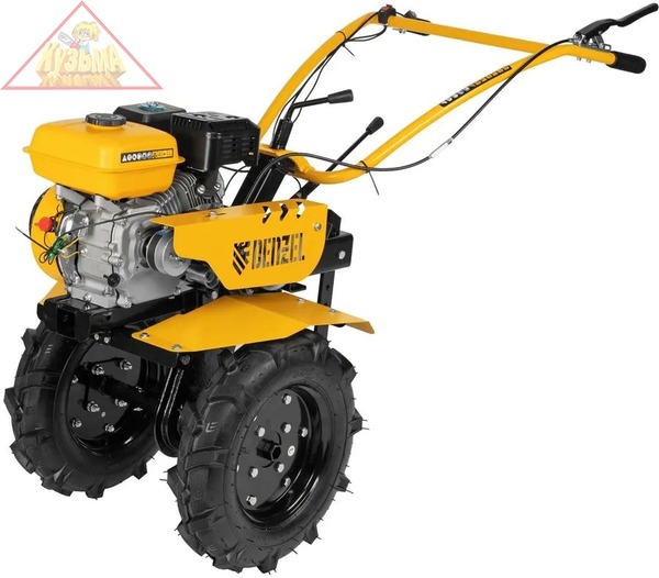 Мотоблок DENZEL DPT-270S, бензиновый, 7л.с., ШОМ, арт. 56442