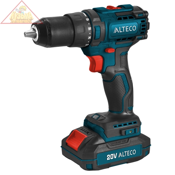 Бесщеточная аккумуляторная дрель-шуруповёрт CD 1813 Li BL ALTECO, арт. 42777