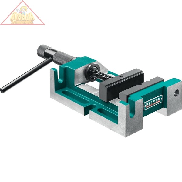 Станочные трехсторонние сверлильные тиски KRAFTOOL 100 мм 32716-100