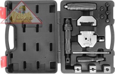 Набор для развальцовки трубок 4.75-6 мм с гидравлическим приводом Thorvik, 16 предметов, арт. BPFTH