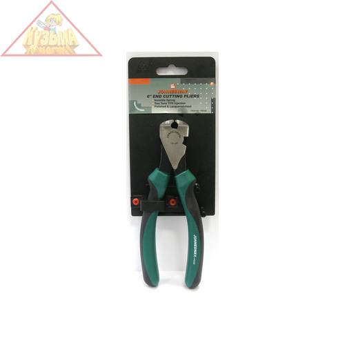 Кусачки торцевые со скрытой пружиной и двухкомпонентными рукоятками, CrMo, 160 мм Jonnesway P8306