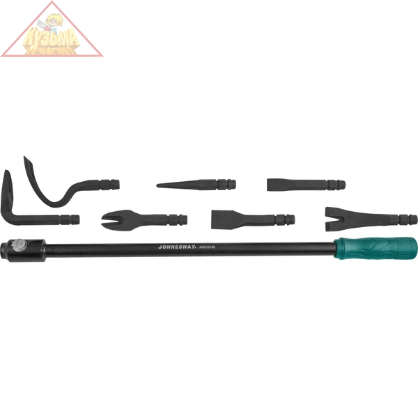 Монтировка со сменными насадками 8 предметов Jonnesway AG010180