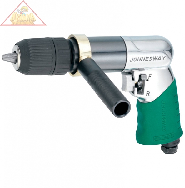 Дрель пневматическая с реверсом 800 об/мин., быстрозажимной патрон 1-13 мм Jonnesway JAD-1027