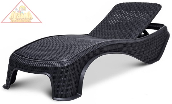 Шезлонг Atlantic Keter (17199231) графит 217341