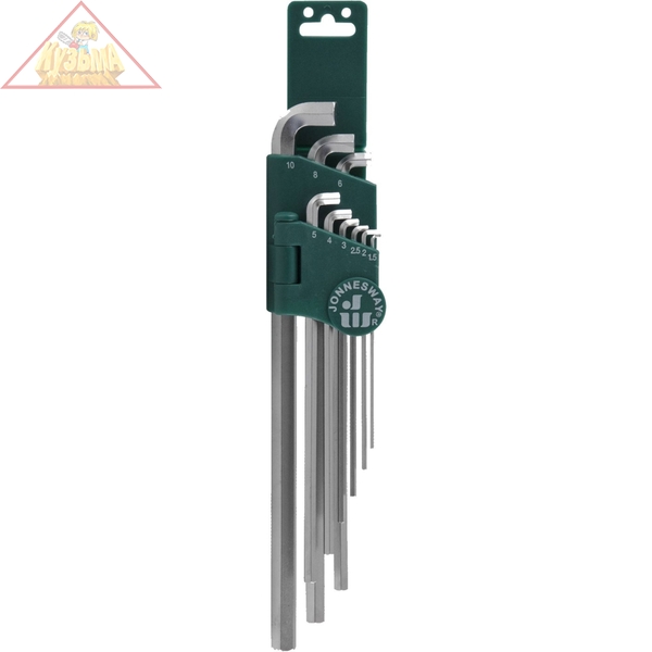 Набор ключей торцевых шестигранных для труднодоступных мест, 9 предметов Jonnesway H03SS109S